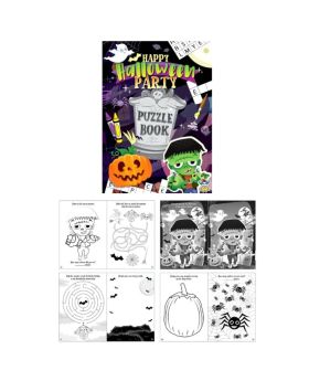 Halloween Fun Puzzle Book