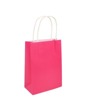 Hot Pink Paper Party Bag
