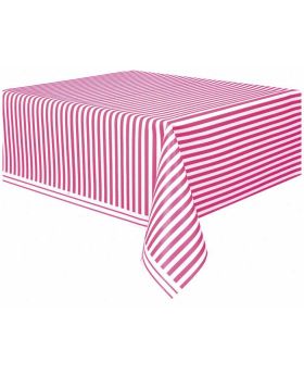 Hot Pink Stripe Tablecover