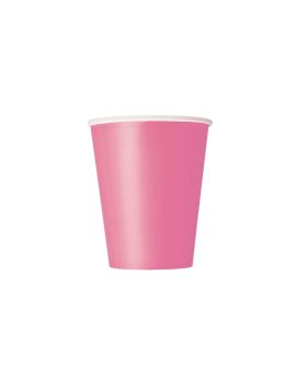 14 Hot Pink Paper Cups