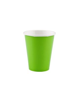 Kiwi Green Paper Cups 266ml, pk8