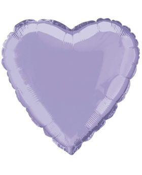 Lilac Lavender Heart Foil Balloon
