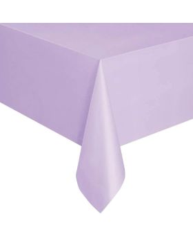 Lilac Plastic Tablecover