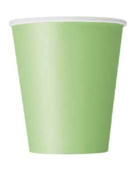 Lime Green Paper Party Cups pk14