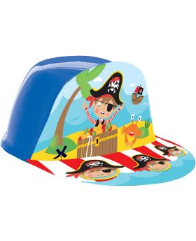 Little Pirate Plastic Hats