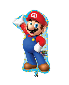 Super Mario Supershape Foil Balloon 33"