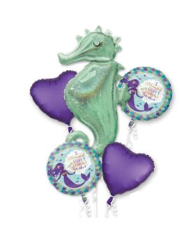 Mermaid Wishes Party Balloon Bouquet
