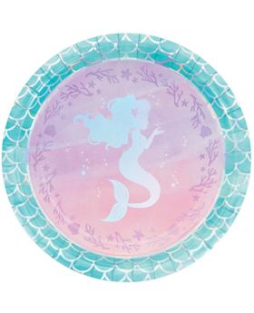 8 Mermaid Shine Dinner Plates