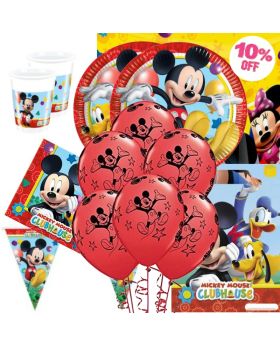 Disney Mickey Mouse Deluxe Party Pack for 16