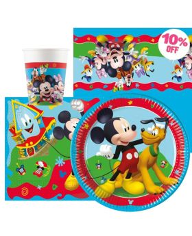 Disney Mickey Mouse Party Tableware Pack for 8