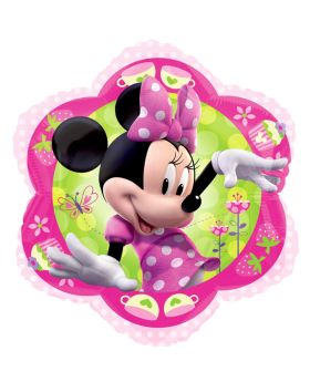 Minnie Mouse Pink Flower Foil Balloon 15"