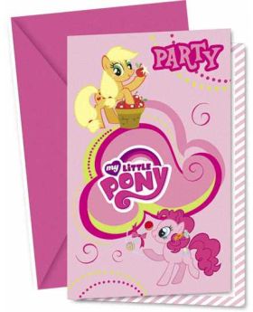 My Little Pony Party Invitations 6pk
