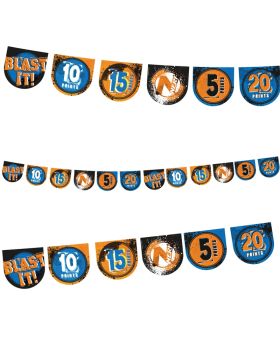 NERF Party Pennant Banner 4m