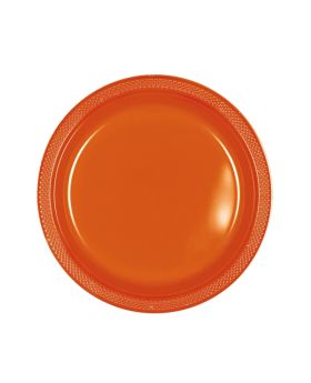 Orange Plastic Plates