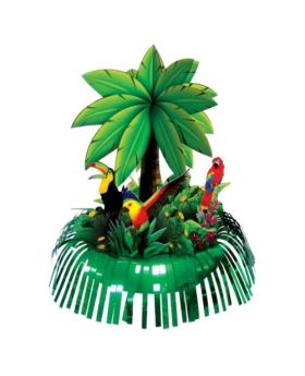 Palm Tree Fringe Party Table Centrepiece