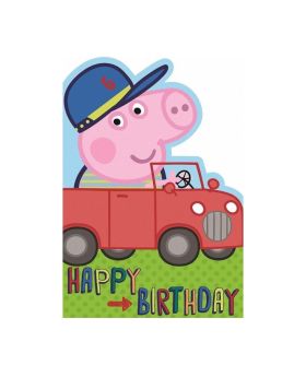Peppa Pig Birthday Card