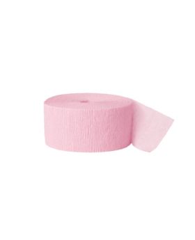 Pastel Pink Crepe Streamer