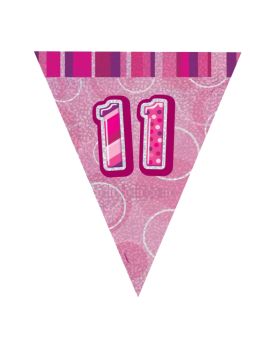 Pink 11th Birthday Party Decorations