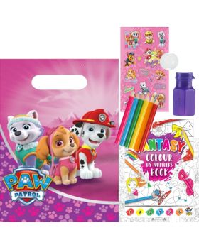 Pink Paw Patrol Pre Filled Party Bag (no.3), Plastic