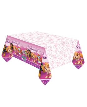 Pink Paw Patrol Party Tablecover 1.37m x 2.43m