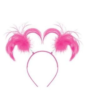 Pink Party Ponytail Headbopper