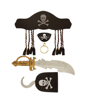 Adult Pirate Fancy Accessories Set