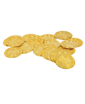 144 Pirate Treasure Plastic Coins