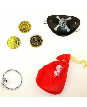 Pirate Money Bag with Accessories
