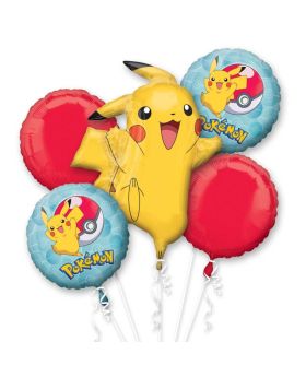 Pokemon Foil Balloons Bouquet