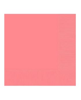 20 Pretty Pink 3ply Lunch Napkins