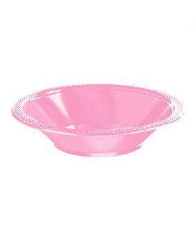 Pretty-pink-plastic-bowls, pk20