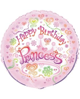 Princess Diva Party Foil Balloon 18"