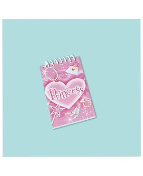Pink Princess Notepads, pk12