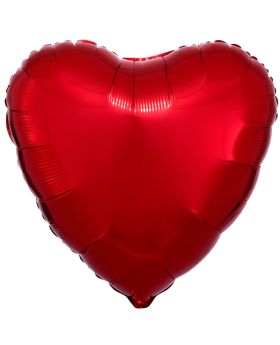 Red Heart Foil Balloon
