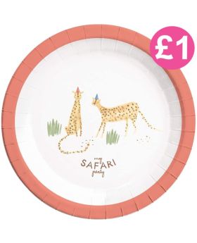 8 Safari Party Plates