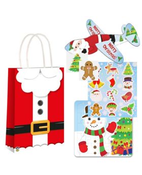 Santa Christmas Paper Party Bag (no.1), Paper