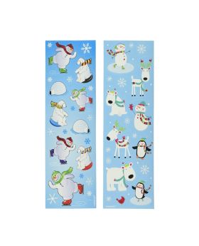 Joyful Snowman Winter Fun Stickers, pk8