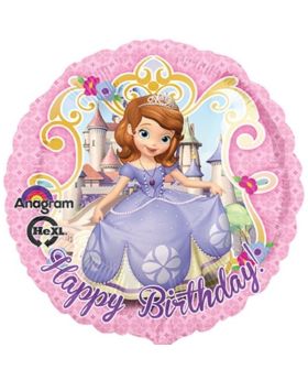 Disney Sofia the First Happy Birthday Foil Balloon 18"
