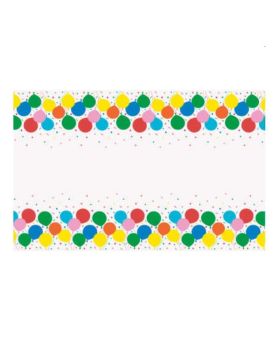 Colourful Balloons Party Tablecover 1.37m x 2.37m