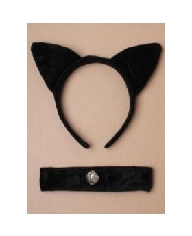 Cat Alice Band and Collar Set