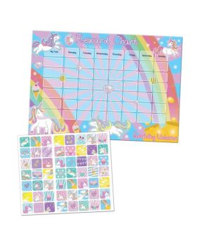 Unicorn Reward Chart & Stickers