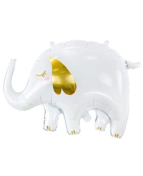 White Elephant Shape Foil Balloon 24"