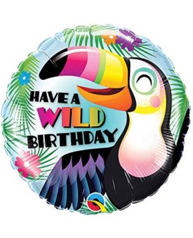 Have a Wild Birthday Foil Balloon 18"