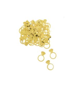 Gold Diamond Ring Foil Confetti 14g