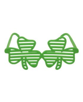 St. Patrick's Day Shamrock Shutter Glasses