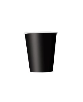 14 Midnight Black Paper Cups