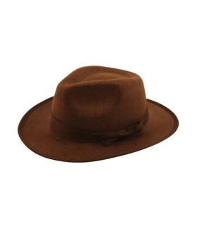 Child Brown Explorer Hat