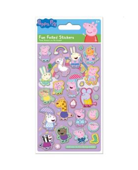Peppa Pig Pink Foil Stickers
