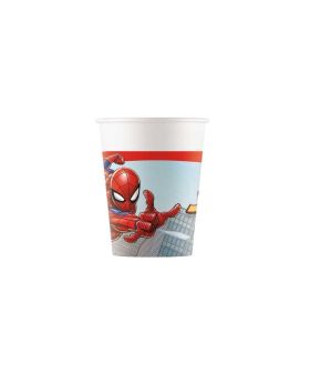 Spiderman Crime Fighter Cups, pk8