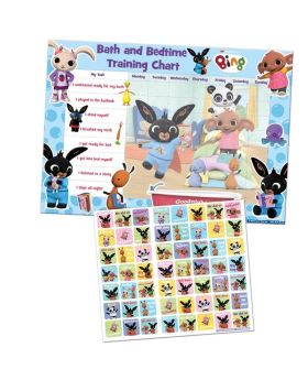 Bing Bath and Bedtime Reward Chart & Stickers
